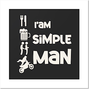 I'm Simple Man Funny Posters and Art